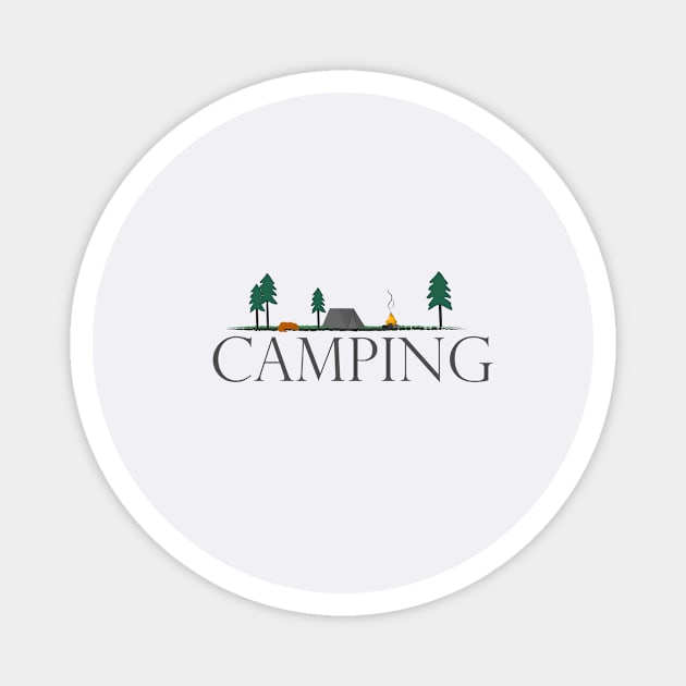 Camping Magnet by MilenaS